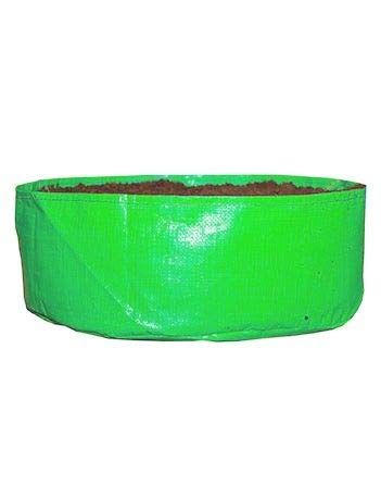 Terrace Gardening Grow Bag 250 GSM (24X12 Inches, Green and Orange) - Pack of 5 - Sri Malayan