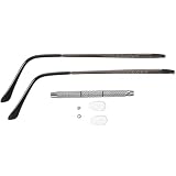 SWETRACE Kit de Reparación de Gafas Reemplazo de Patillas de Acero Inoxidable y Destornillador para Mantener Gafas Estables y Evitar Deslizamientos Varios estilos