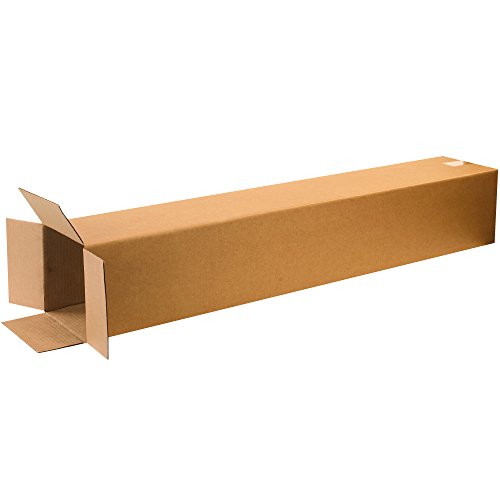 Image of BOX USA Shipping Boxes Large 8 inchL x 8 inchW x 48 inchH 20-Pack, Cardboard Box for Shipping, Moving, Mailing, Packing, Packaging and Storage
