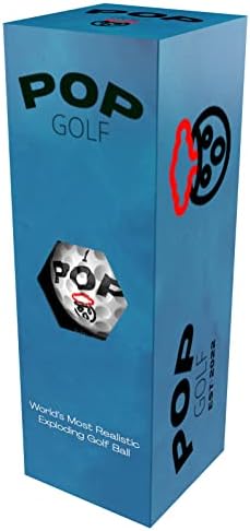 POP Golf Realistic Exploding Prank Golf Balls, Pop Golf, 3 Pack Sleeve, Golf Gift