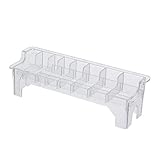 Rectangular Plastic Blade Organizer Anself Plastic Clipper Guide Comb Organizer 8 Blocks...