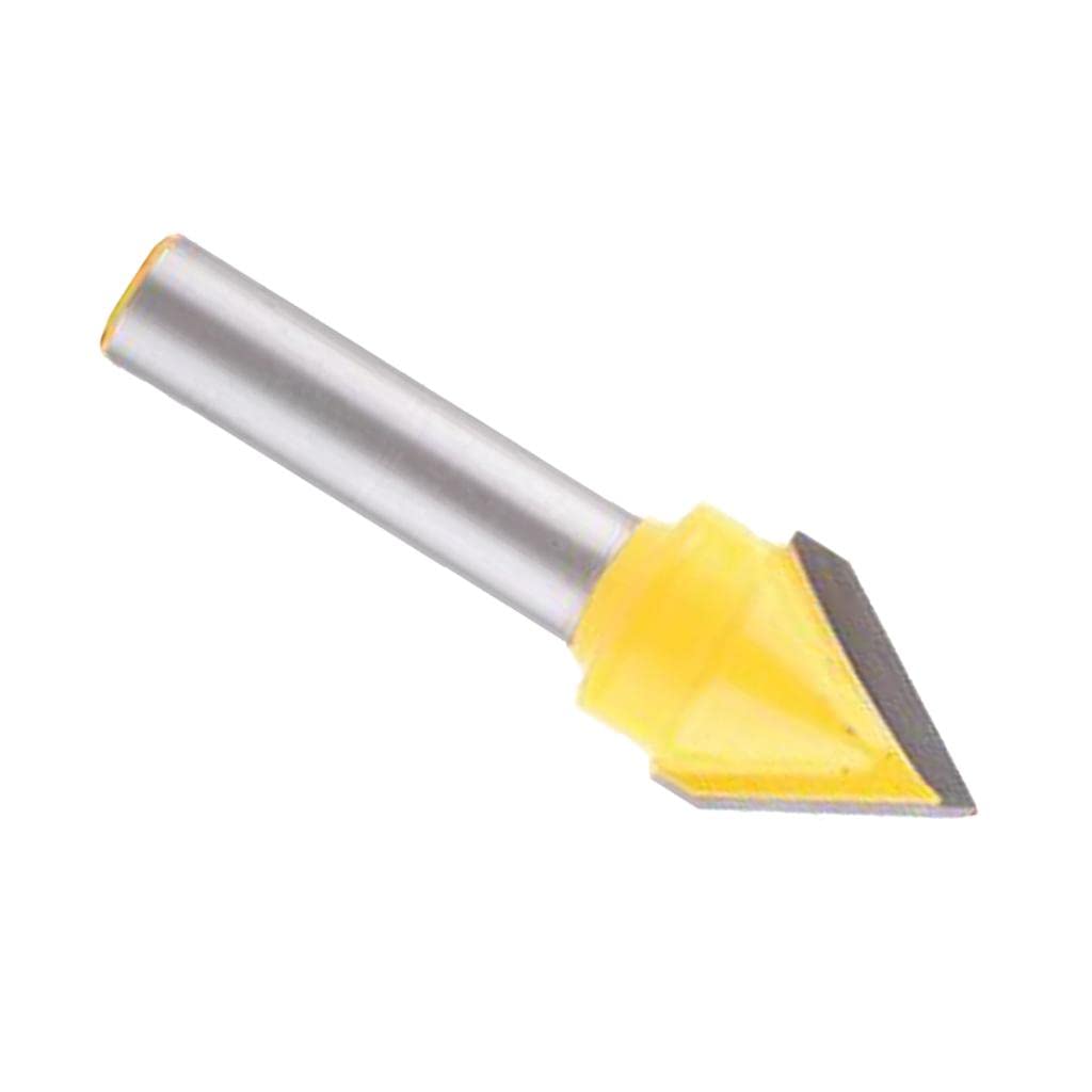 THE STYLE SUTRA 8mm Shank Woodworking Mill Router Bits V-Groove 60 Degree| Tools | Power Tools | Router Bits-image-38