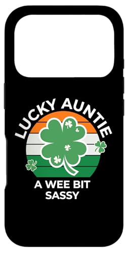 Lucky Auntie A Wee Bit Sassy ? St. Patrick's Fun �X�}�z�P�[�X iPhone 17 Pro �p