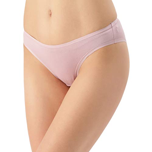 Image of Amante Solid Low Rise Cotton Bikini Panty Pack(Pack of 3)
