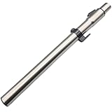 OVENTE Replacement Vacuum Cleaner Telescopic Wand for ST2620 Series with Up to 8.5ft Adjustable Length, Lightweight Stainless Steel Tube Pipe Attachment, Quick Lock/Unlock Mechanism, Silver ACPST2680