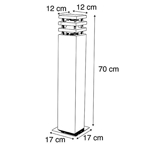 Lampe sur pied extérieur beige compacte L 12 cm au design moderne - 5