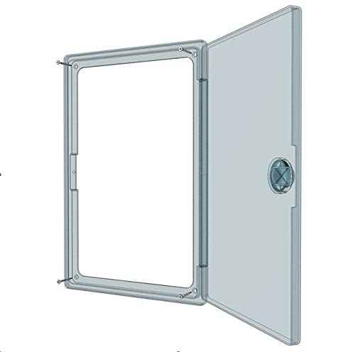 Revisionstür mit Drehgriff, Revisionsklappe, Inspektionstür, Zugangstür (30x40cm, Weiß)