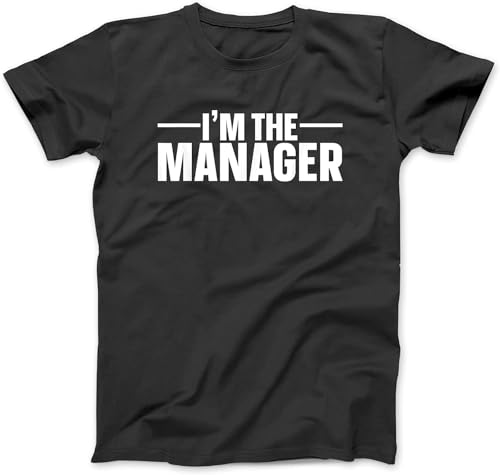 OrcoW Maglietta di Halloween Im The Manager Karen Halloween Costume T-Shirt, Nero , XS