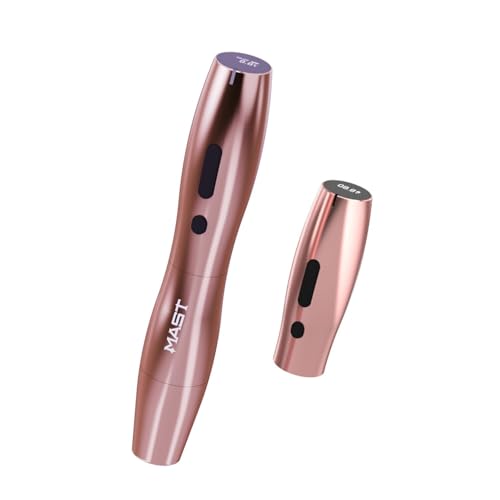 Mast P20 Machine a Tatouer Wireless Tattoo Pen 2.5mm Stroke with 2pcs Batteries Rotary Tatouage Microblading Pen for Eyebrow Eyeliner Lip Pink