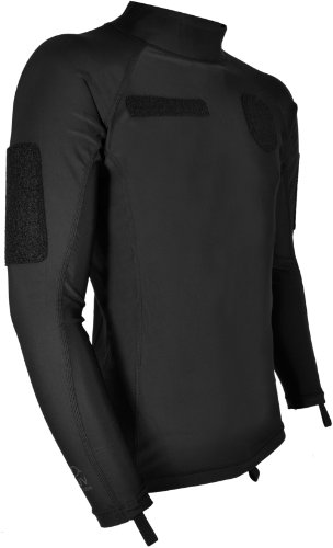Hazard 4 Combat Base Lycra Rashguard, Black, Medium