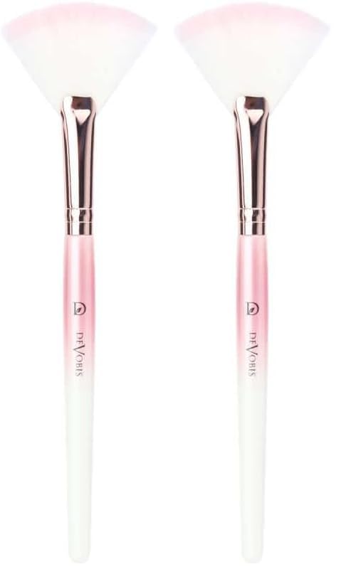 Golden Rose Devobis Fan Brush - Makyaj Fırçası 2li paket