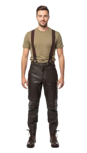 Pantalon de moto en cuir de caractère Noble House Hilbert, l'authenticité des années 20