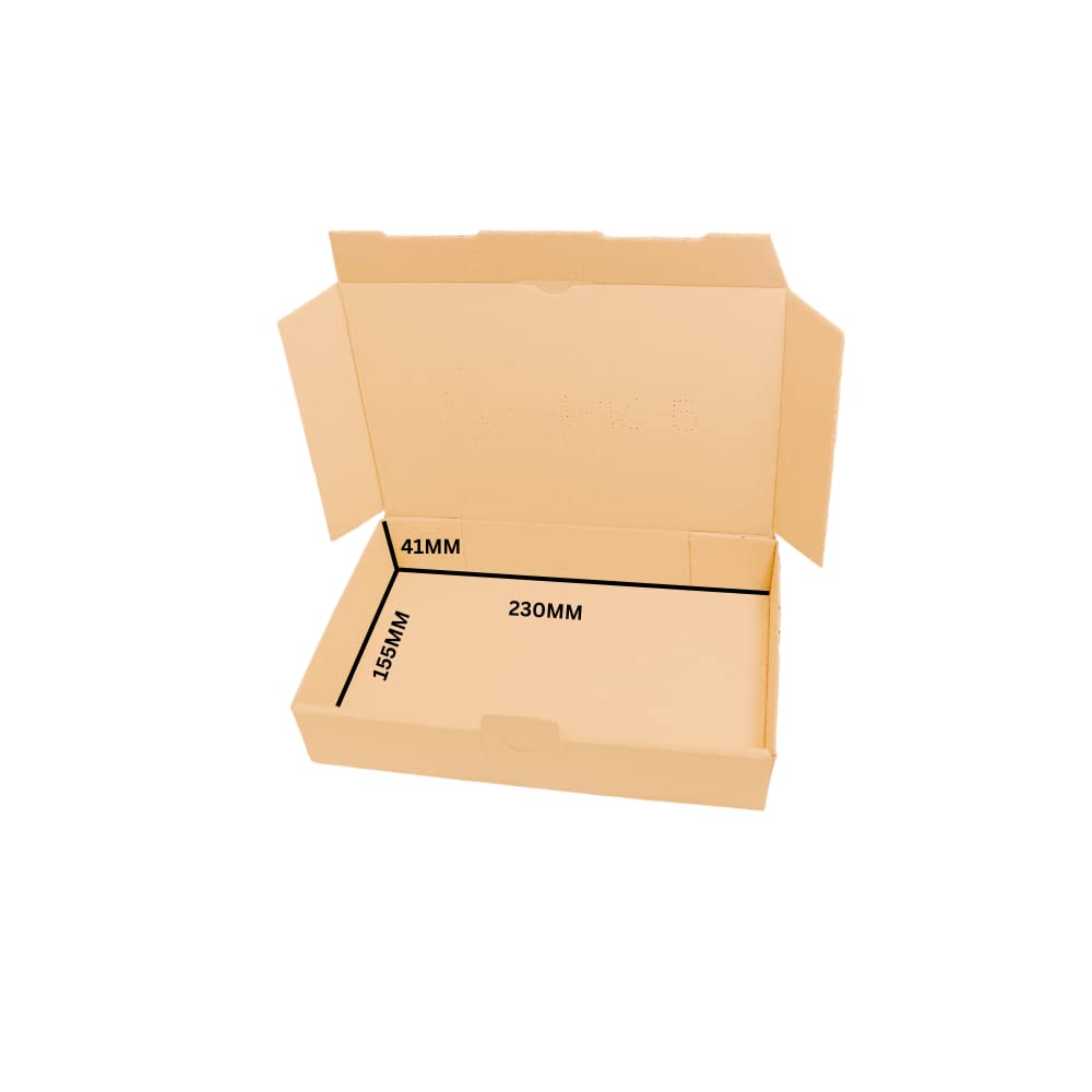 300x Maxibriefkartons Versandkartons Faltschachtel Faltkarton Maxibrief Karton 240 x 160 x 45, Braun, MB-3