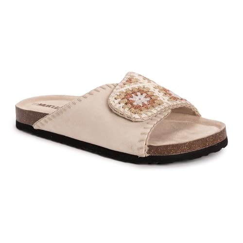 MUK LUKS Women's Gigi Crochet Sandal3