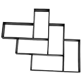 GANAZONO 1pc Concrete Paving Mold DIY Floor Mould Plastic Walk Maker Paving Mould Maker Lawn Stone Decoration for Yard Patio Lawn Garden