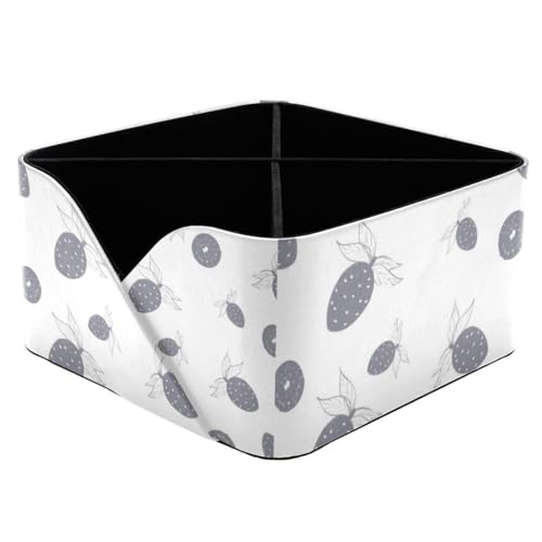 Porte-stylo rectangulaire en coton double compartiment pour bureau - 2