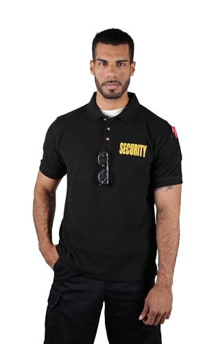 First Class Men's Polo Shirt Short Sleeve Tactical Interlock Moisture Wicking, Wrinkle Resistant Casual Security Polo Shirt3