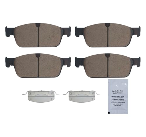 Image of HUSCH D1636 Front Ceramic Brake Pads Kit Fit For MERCEDES-BENZ GL550 2013-2016, For GLE43 AMG 2017-2019, For GLE450 AMG 2016, For GLS550 2017-2018, For ML550 2012-2014