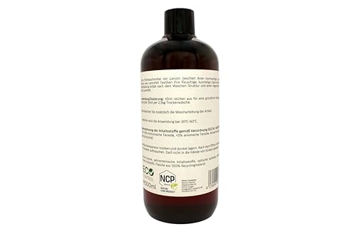 OtterCare Wollwaschmittel mit Lanolin und Lavendelduft,Waschmittel mit Lanolin für Lammfell, Cashmere,Wollwalk und Merino Wolle Rückfettend Natürliche Pflege für deine Textilien