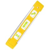 HOTUT Livella a Bolla Magnetica 23 cm, a piombo/livella/bolla180,90,45 grad