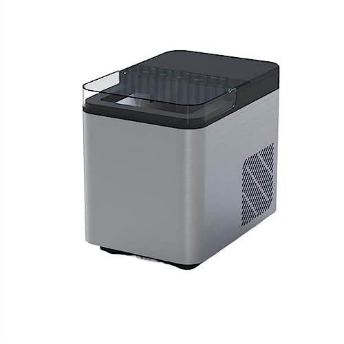 Ice Maker Ice Maker Countertop, 26 lbs/Day, 6-8 Mins/9 Pcs Bullet Ice, with Ice Scoop and Basket, Ice Maker Machine for Home Party Outdoor RV, Stainless Steel Commercial, Can Be Used for Ice Making