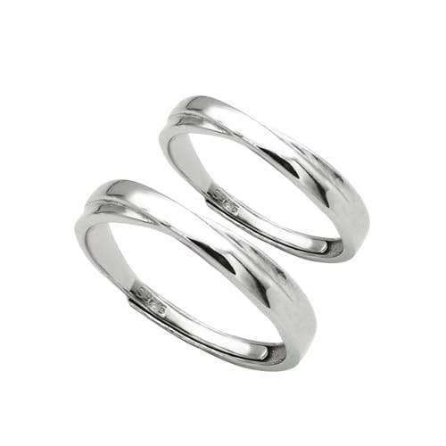 Bague de mariage argent S925 et zircone cubique, le cadeau idéal