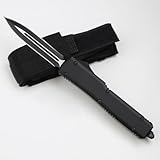 Outdoor Hunting Knife, With Glass Breaker, Suitable For Camping, Hunting, Survival (3-5 Days Deliveried) (Black-006)