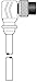 Ericson - 89M9012A - Mini-Sync Single End Male 90 9 Pole 12Ft PVC
