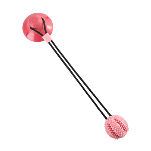 Bola de golosina para perros, juguete dispensador de comida para perros, Juguete de pelota para perros, Juguete interactivo para perros con ventosa fuerte para perros grandes, medianos y pequeños
