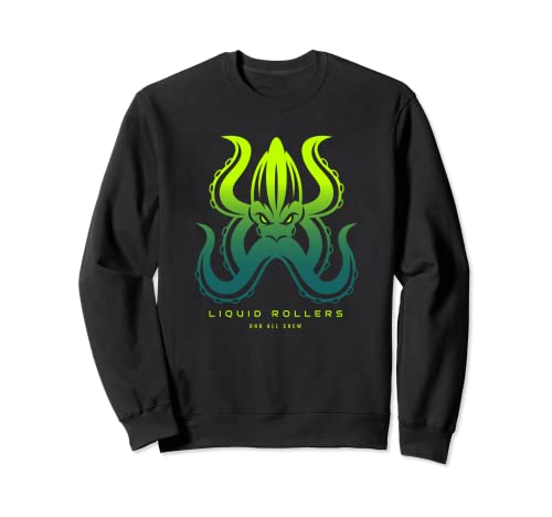 Liquid Drum And Bass DnB Octopus Drum N Bass Sweatshirt, Black