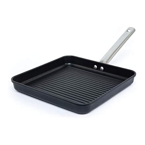 Valira 4437/25 Chef Induction Grill Pan 28x28 cm, Black Cover