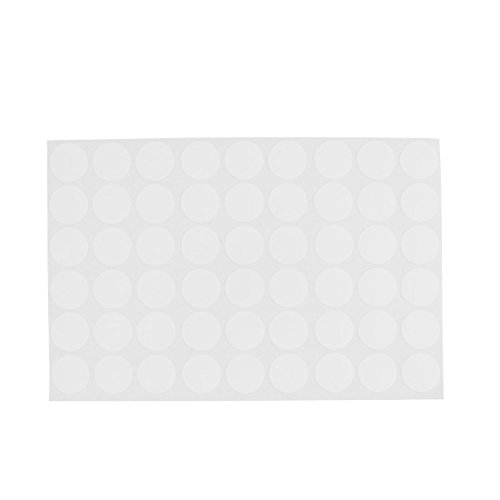 Preisvergleich Produktbild REFURBISHHOUSE Kleiderschrank Schrank Selbstklebend Schraubenabdeckungen Kappen Aufkleber 54 in 1 Weiss