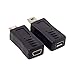 chenyang 2 Pack Mini USB Male/Female to Micro USB Male/Female Extension Connector Adapter