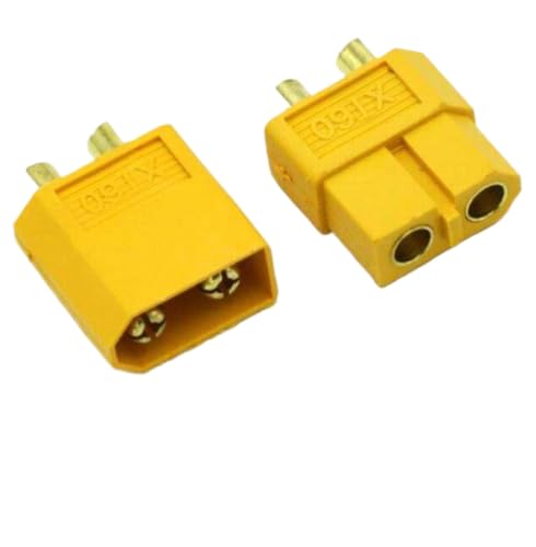 Connecteurs XT60 anti court circuit pour montage sécurisé de batterie RC Lipo