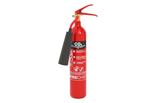 Firechief FXC2S CO2 Extinguisher, Steel, XTR, 2 kg, Red