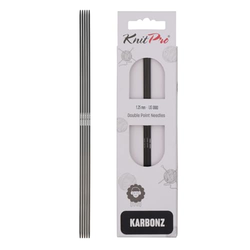 KnitPro Karbonz Double Pointed Needles 6'(15cm) |...