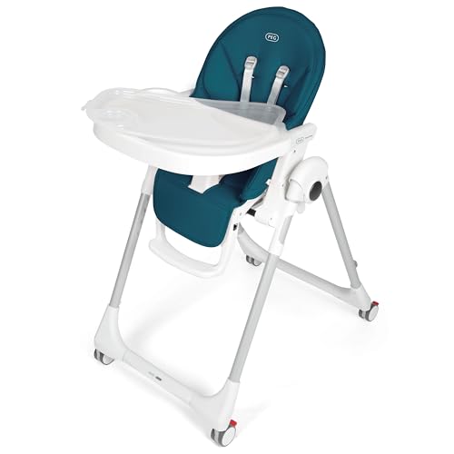 Image of PEG Prima Pappa Zero 3 - High Chair - Petrolio (Teal) | For Children Newborn to 3 Years of Age - Made in Italy