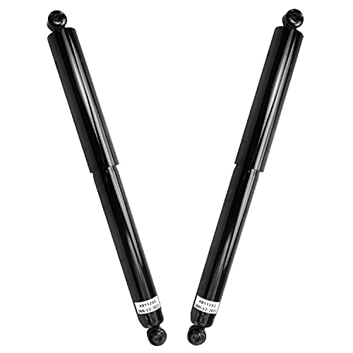 Image of Detroit Axle - 4WD Rear Shock Absorbers for Ford 2004-2008 F-150, 2006-2008 Lincoln Mark LT, Rear Shock Absorbers Pair Set Replacement