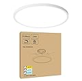 CycevSun 15.8 Inch Dimmable LED Ceiling Light Flush Mount, Low Profile 24W 3000K-4000K-5000K 3 Color Temperature Selectable,120V, Bright 2400LM, ETL Listed