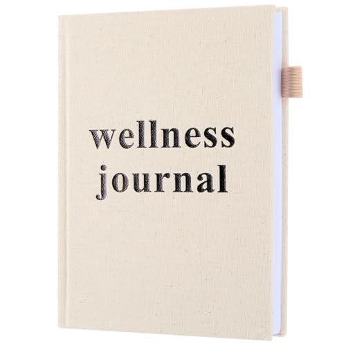 Wellness Journal Planner- Gratitude & Mindset Mental Health Journal,Track Goals, Sleep & Lifestyle,Daily Self Reflection,Self Care Journal,Daily Positive Mindfulness Diary,size A5 Khaki.