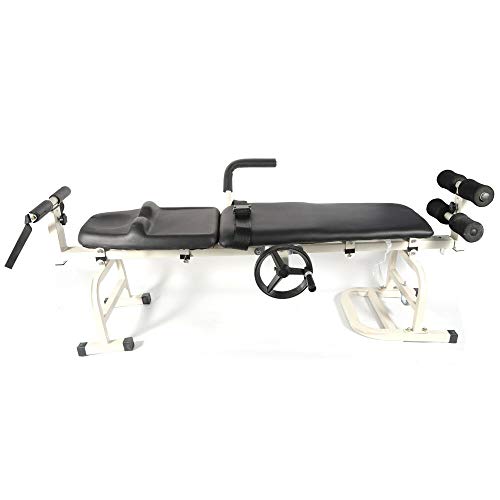 Therapy Massage Table Cervical Spine Lumbar Traction Body Bones Stretching Bed Device Traction Bed
