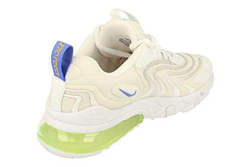 Nike Air Max 270 React ENG GS Running Trainers CZ4215 Sneakers Shoes (UK 3.5 us 4Y EU 36, White Sapphire Laser Orange 100)3