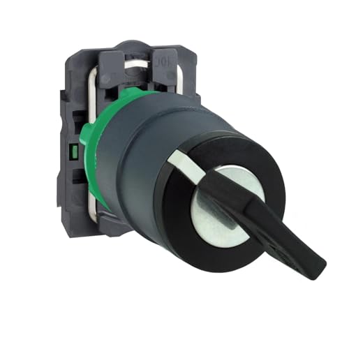 QXWPBIBAN Interrupteur à clé en Plastique XB5AG XB5AG21 XB5AG21C = ZB5AG2C + ZB5AZ101C