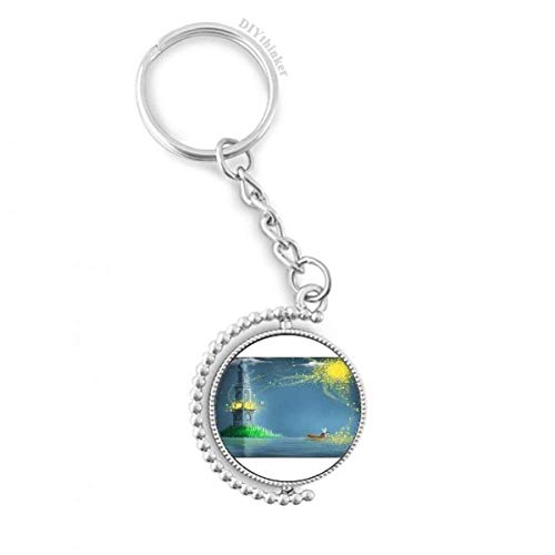 Llavero giratorio de hada y faro ideal para regalar en ocasiones especiales