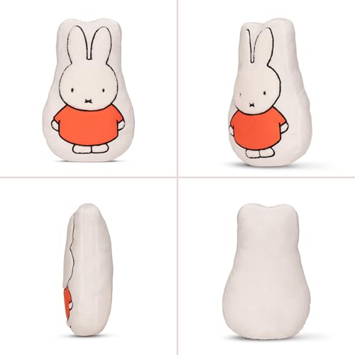 Image of Miffy Bedding Plush Pillow - Soft Plush Throw Pillow for Bedroom Office Decor & Gifts, 14 inch Tall, (100% Officially Licensed Product) by Franco Collectibles