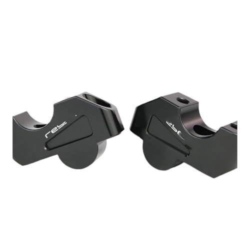 Elevador de manillar para Rebel 300 y CMX500 con desplazamiento ergonómico en negro