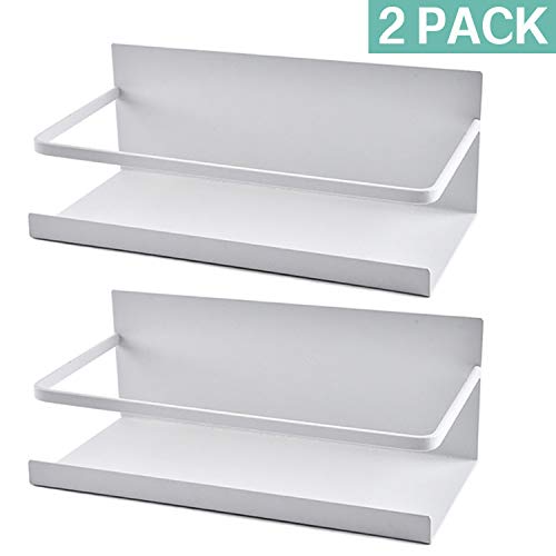Roysili Spice Rack Magnetic Spice Rack Durable Magnetic Shelves For Refrigerator Easy To