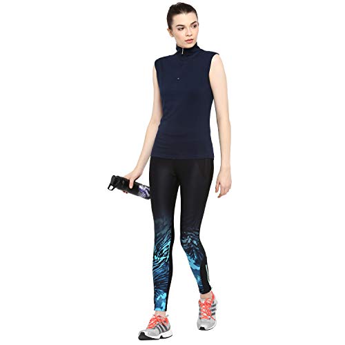 Image of Ap'pulse Women's Sleeveless 1 /4 Zip Hineck Tshirt(Pack of 2)