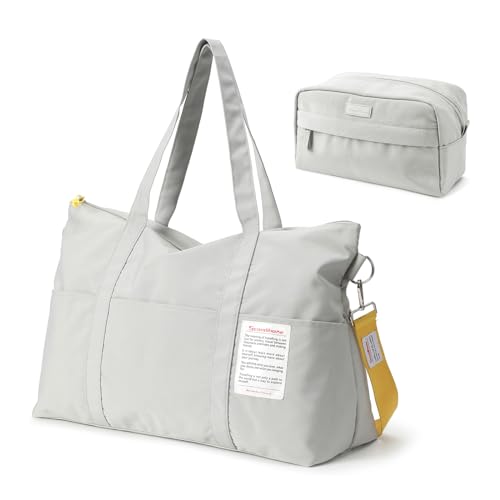 Dizdvizd Szara Torba Podróżna Sportowa z Kosmetyczką