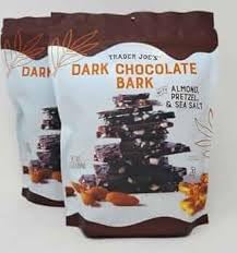 Generic Dark Chocolate Bark with Almond, Pretzel & Sea Salt 10 oz/284g (Pack of 2) by Trader Joes